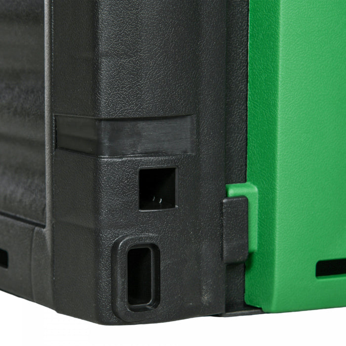 Outsunny Garden Compost Bin, 80 Gallon Outdoor Compost Container, Green