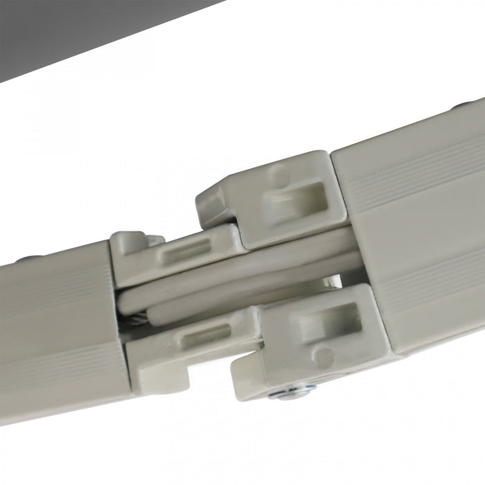 Outsunny 13' X 8' Manual Retractable Patio Awning Sun Shade Outdoor Deck Window Door Canopy Shelter Aluminum Frame Grey