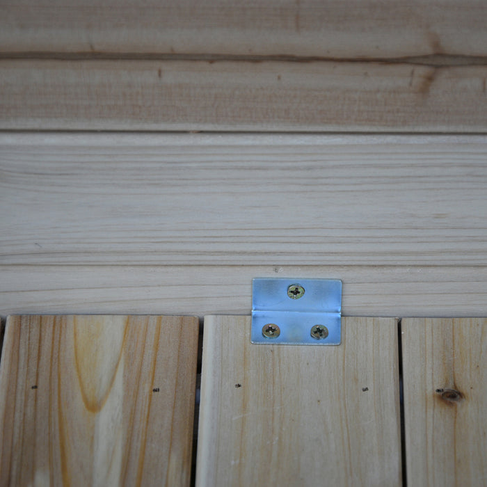 Outsunny 2 Tiers Raised Garden Bed, Wooden Elevated Planter Box With Legs Gardening Planting Bed With 2 Compartments For Flower Vegetable Herb Grow, Natural