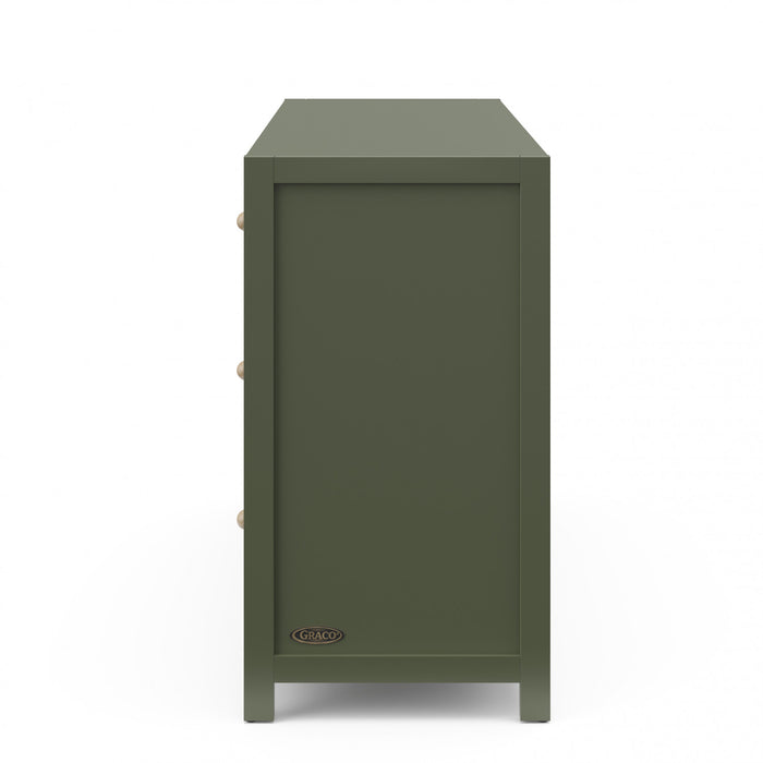Graco Teddi 6 Drawer Dresser - Olive