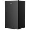 HOMCOM Mini Fridge with Freezer Thermostat Reversible Door, Black