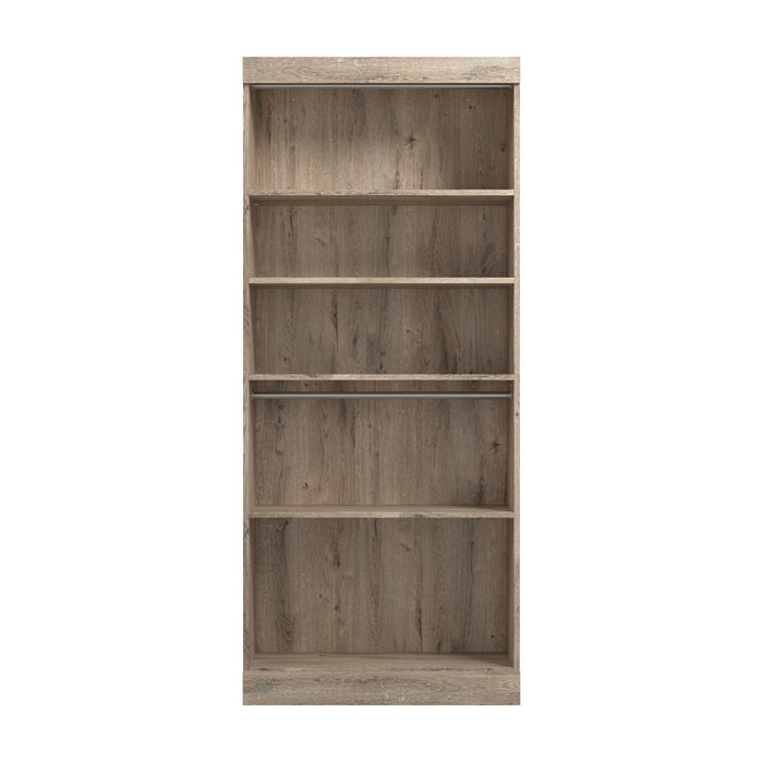 Bestar Pur 36 W Closet Organizer - Rustic Brown