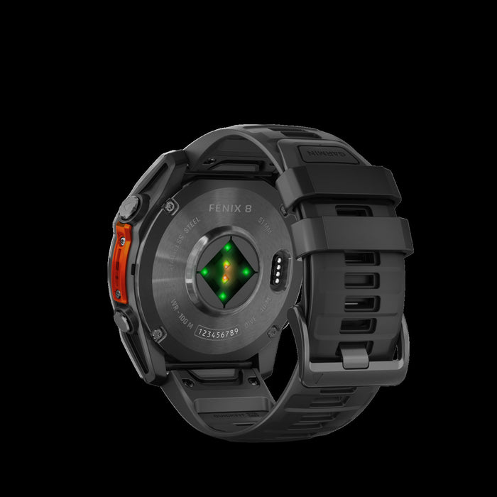 Garmin Fēnix 8 Amoled Smartwatch 51mm - Gps, Compass, Gyroscope And Barometric Altimeter 