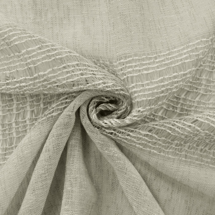 Habitat Lindsey Linen Light Filtering Back Tab Curtain Panel - 52 x 95