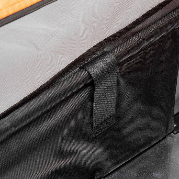 Aosom Bike Cargo Trailer & Wagon Cart, Multi-use Garden Cart With Luggage Box, Quick Release 16'' Big Wheels, Safety Reflectors, Hitch And Handle