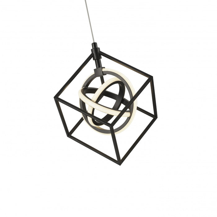 Tulip Collection Integrated LED Pendant - Matte Black