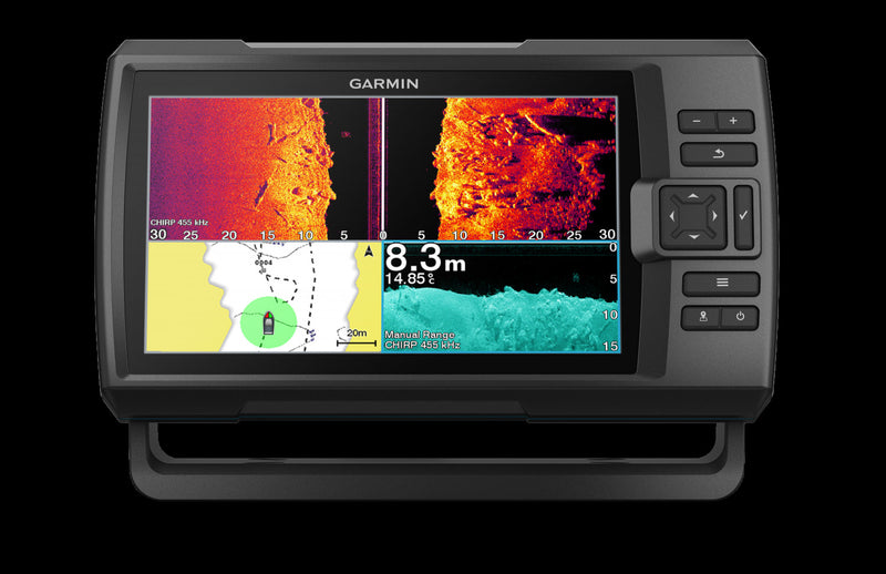 Garmin Striker Vivid 9sv - 9\" Vivid Sonar, Gt52hw-tm, Gps, Clearvu/sidevu, Wi-fi Connectivity