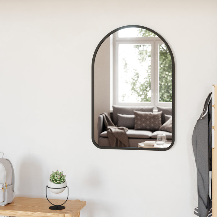 Umbra Hub Arched Mirror - Black