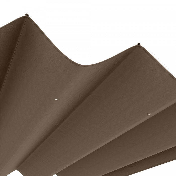 Outsunny Retractable Pergola Roof, Sun Shade Cover For 9.8' X 7.1' Pergola