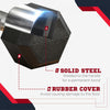 Soozier Rubber Hex Dumbbell for Body Fitness Training, 45lbs
