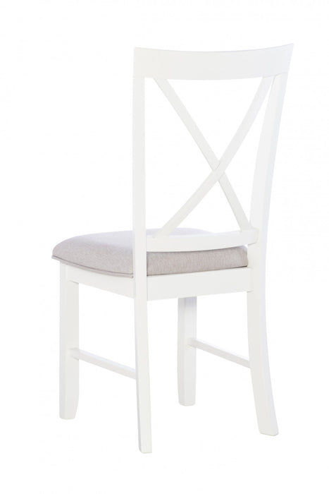 Jane Fabric Grey Dining Chair - Set of 2