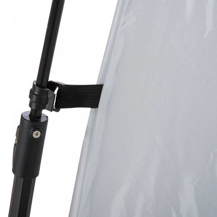 Outsunny Two Room Pop Up Shower Tent W/ Shower Bag, Floor, Carry Bag, Black