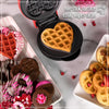 Nostalgia My Mini Heart Waffle Maker Counter-top Product | Mon mini gaufrier en forme de cœur Nostalgia