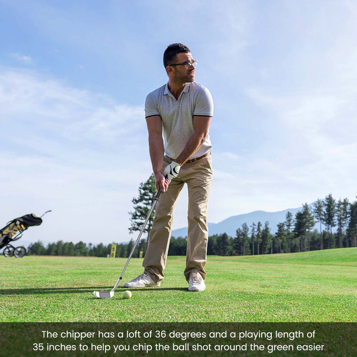 Ultimate Golf Chipper Right-handed Chipping Club Stainless Steel Head Batting Aid Line