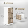 HOMCOM 3 Drawer File Cabinet with Lock Filing Cabinet for A4 Letter White