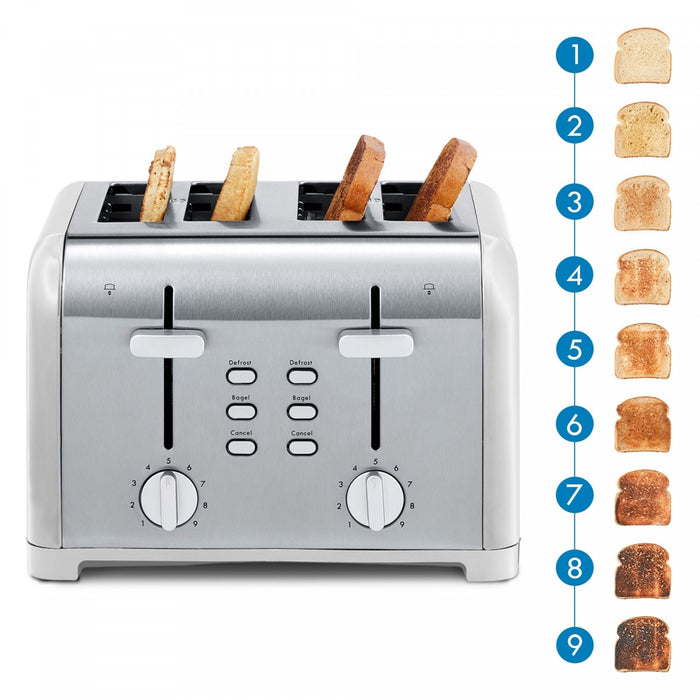 Kenmore 4-Slice Toaster with Dual Controls White - KKTSDC4SW