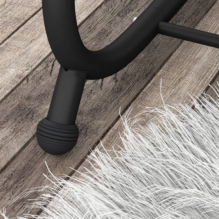 Outsunny 3-seat Outdoor Patio Swing Chair With Canopy, Light Brown