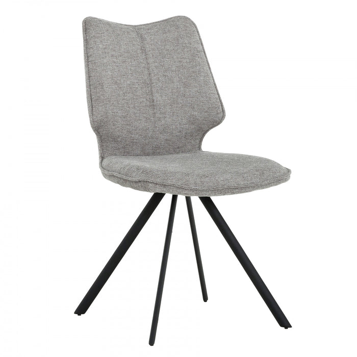 Bram Upholstered Modern Armless Dining Chair (Set of 2)