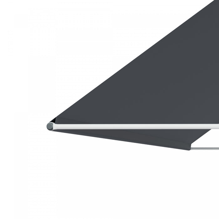 Outsunny 13' X 4' Retractable awning For Doors And Windows, Dark Gray