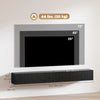 HOMCOM 71" Floating TV Stand for TVs up to 72 Inch, Black