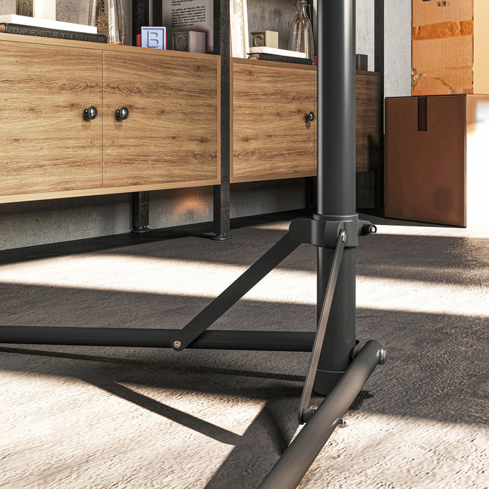 Homcom Bike Repair Stand Max 88 Lbs, Height Adjustable, Foldable