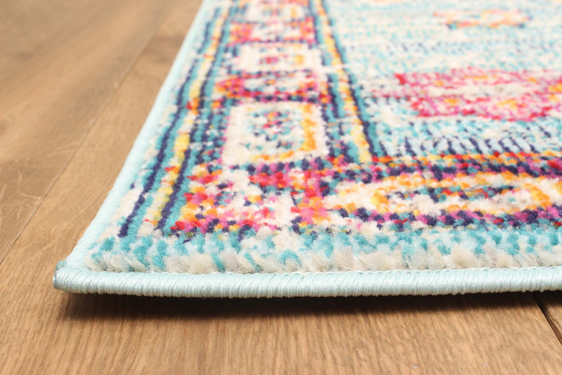 Lotus Blue Rug 2'8\" x 8'2\"