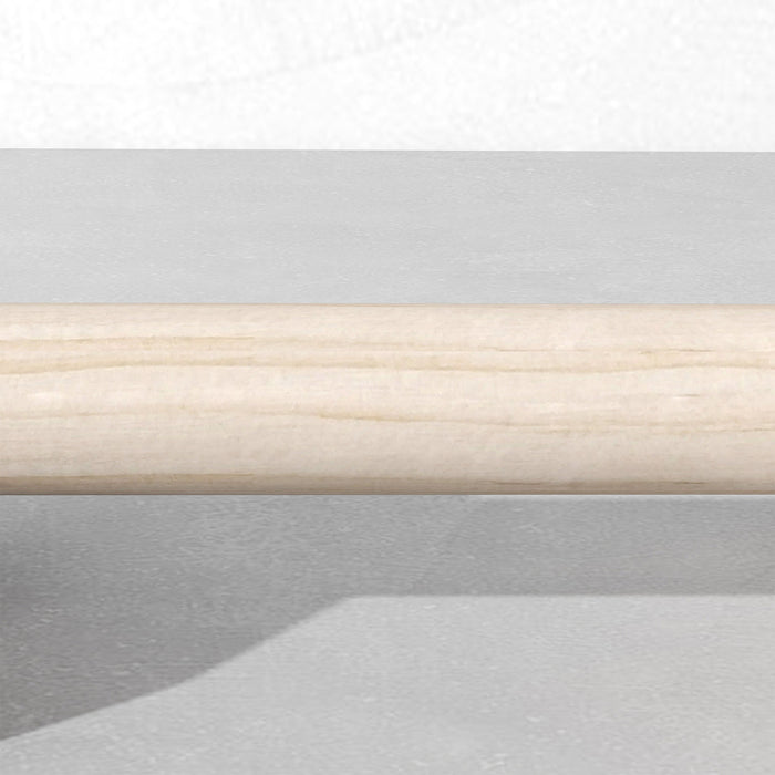 Soozier Push up Handles, Wooden Parallettes Bars with Non-Slip Base Natural