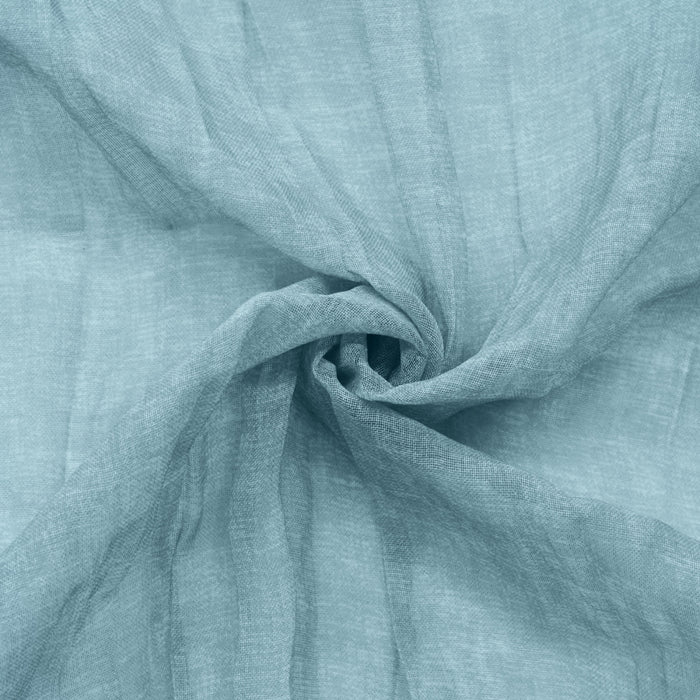 Habitat Paloma Cream Sheer Dual Header Curtain Panel - 52 x 63