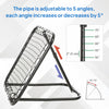 Soozier Angle Adjustable Soccer Baseball Rebounder Net Goal Training