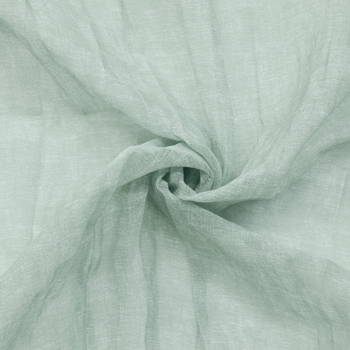 Habitat Paloma White Sheer Dual Header Curtain Panel - 52 x 63