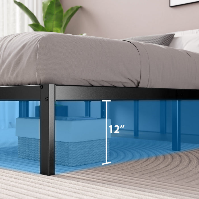 Yelena Metal Platform Bed - Twin Size