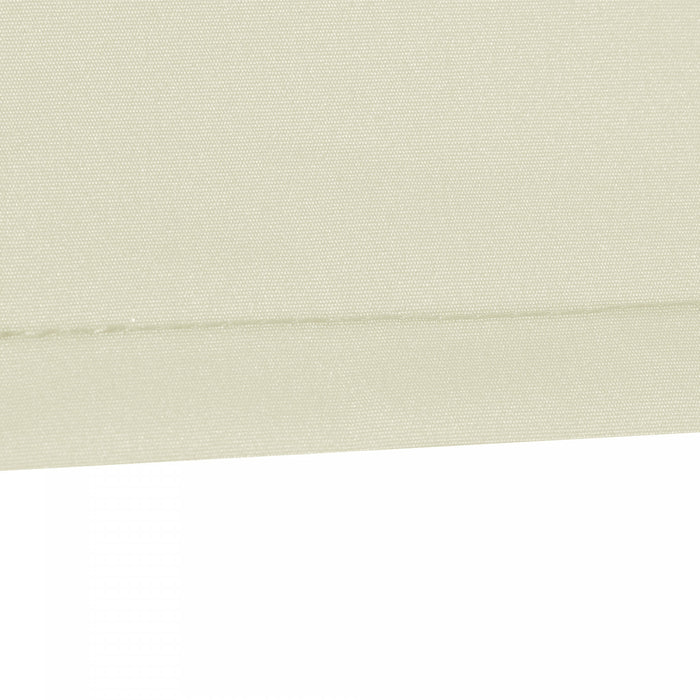 Outsunny 10' X 8' Retractable Awning Fabric Replacement Outdoor Sunshade Canopy Awning Cover, Uv Protection, Cream White