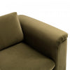Haven Contemporary Modern Upholstered Accent Chair in Forest Green | Fauteuil d’appoint contemporain et moderne Haven, tapisse, vert foret
