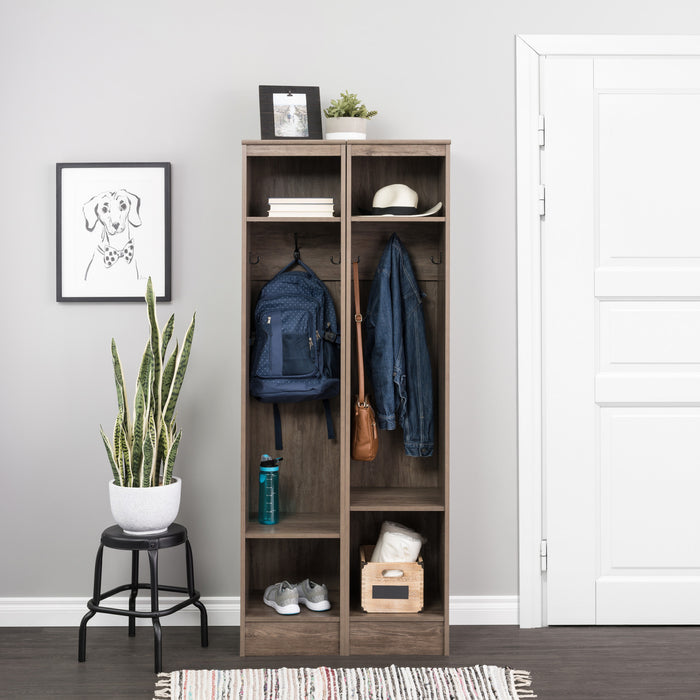Narrow Entryway Organizer - Drifted Grey