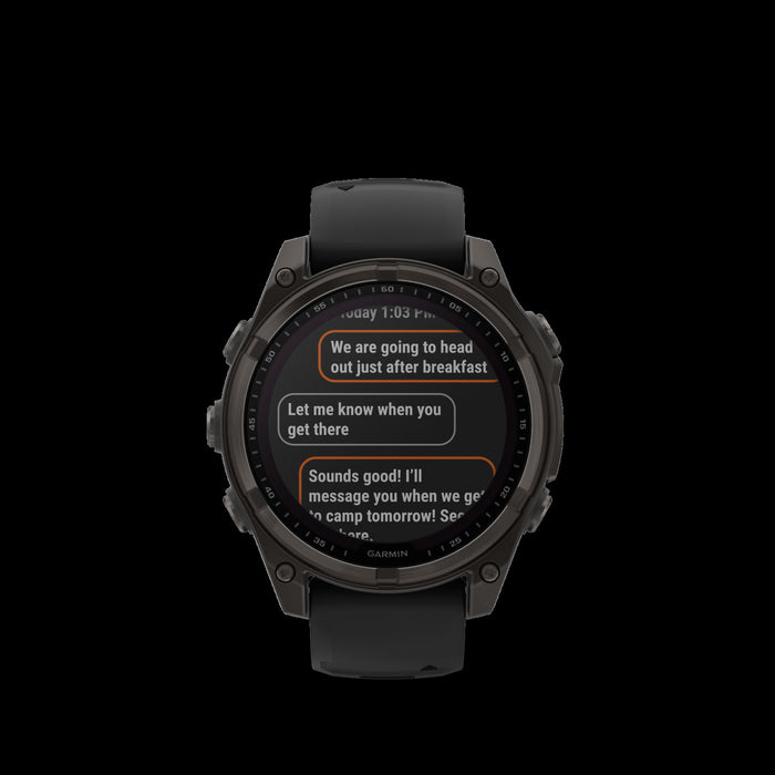Garmin Fēnix 8 Solar Sapphire Smartwatch 47mm - Gps, Compass, Gyroscope And Barometric Altimeter 