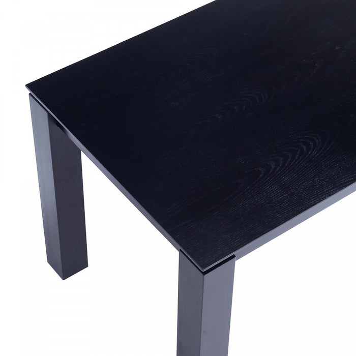 Rockaway Modern Industry Chic 71\" Dining Table in Black