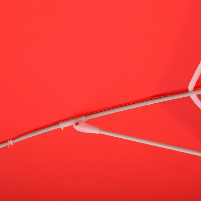 Outsunny 6.4' Beach Umbrella With Carry Bag