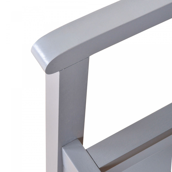 Outsunny Foldable Garden Bench,grey