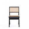 Hamlet Industry Chic Wood Dining Chair in Black and Natural - Set of 4 | Chaise de salle a manger en bois style industriel chic Hamlet en noir et naturel - Lot de 4