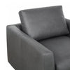 Cleo Contemporary Upholstered Accent Chair in Pewter | Fauteuil d’appoint contemporain Cleo en tissu gris etain