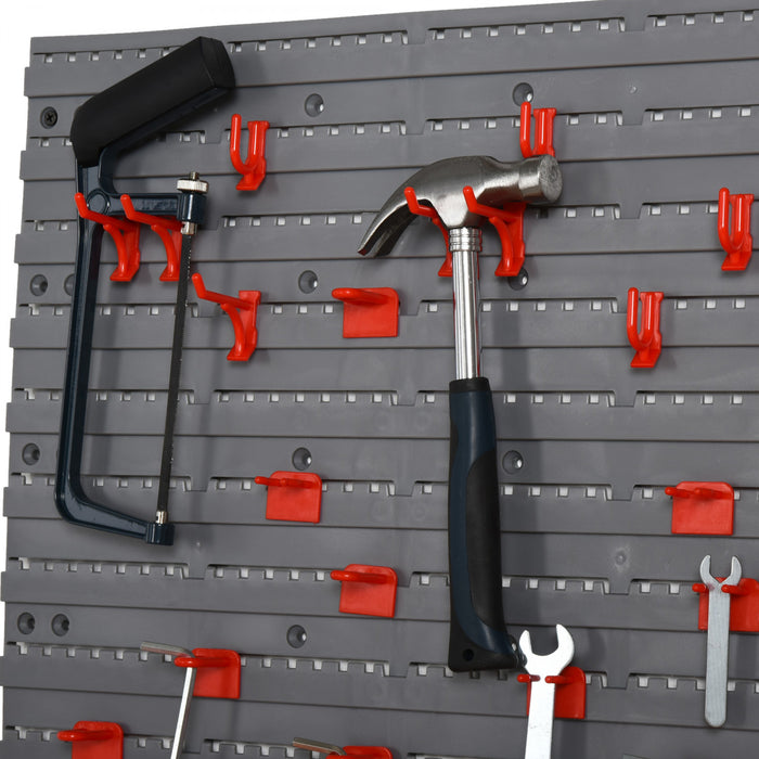 Durhand 54 Piece Wall Mounted Tool Organizer
