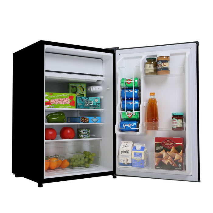 BCRK Series BLACK+DECKER 4.3 Cu. Ft. Compact Refrigerator, BCRK43B, Black