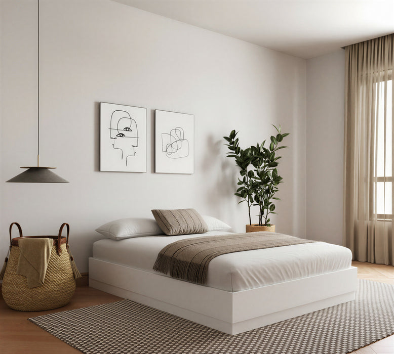 Milano Queen Platform Bed Frame Queen Bed