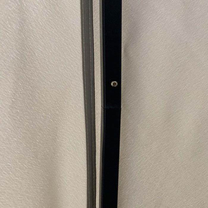 Outsunny 10' X 10' Patio Gazebo Outdoor Aluminum Frame Canopy Shelter With Curtains, Vented Roof For Garden, Lawn, Backyard And Deck, Khaki