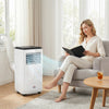 HOMCOM 8,000 BTU Portable Air Conditioner for 345 sqft room, Timer, White