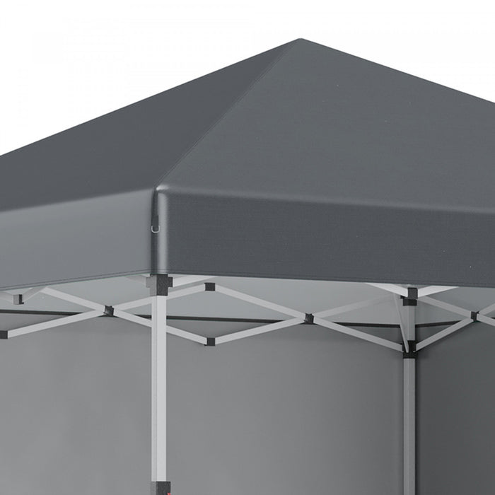 Outsunny 10' X 10' Pop Up Canopy Tent With Removable Sidewalls Carry Bag