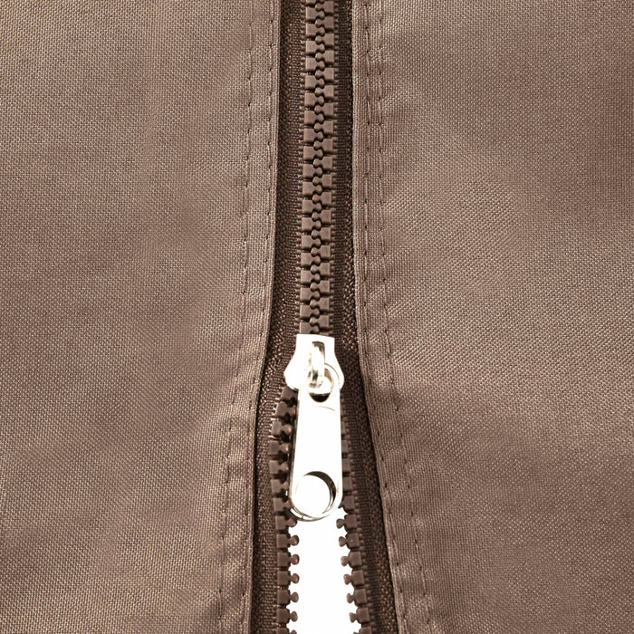 Outsunny 10' X 10' Universal Gazebo Sidewall Set With 4 Panels, Hooks/c-rings Included For Pergolas & Cabanas, Brown