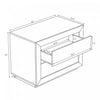 Soren Contemporary 32" Nightstand in Charcoal Gray (2-Drawer) | Table de nuit contemporaine Soren 32" en gris charbon (2 tiroirs)