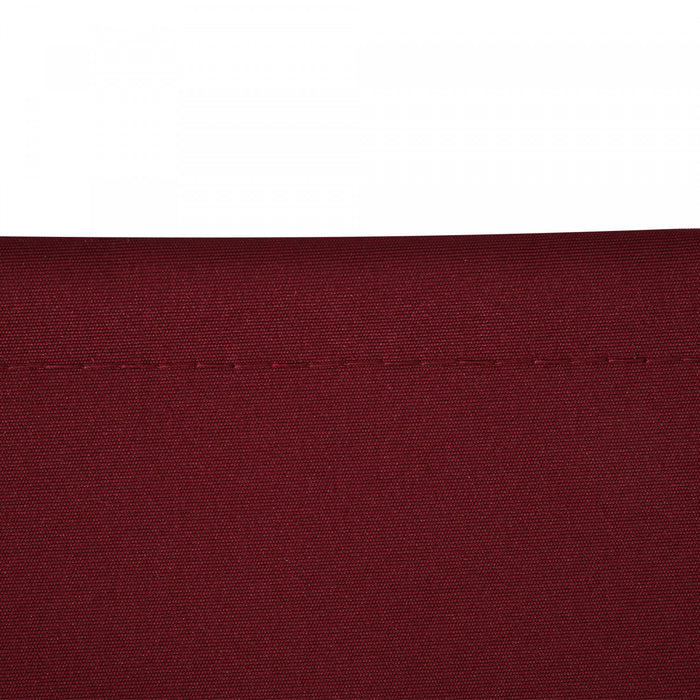 Outsunny 9' X 8' Retractable Awning Fabric Replacement Outdoor Sunshade Canopy Awning Cover, Uv Protection, Wine Red