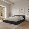 Kanso Low Platform Bed Set Queen Bed | Kanso Lit a Plateforme Basse avec Tete de Lit